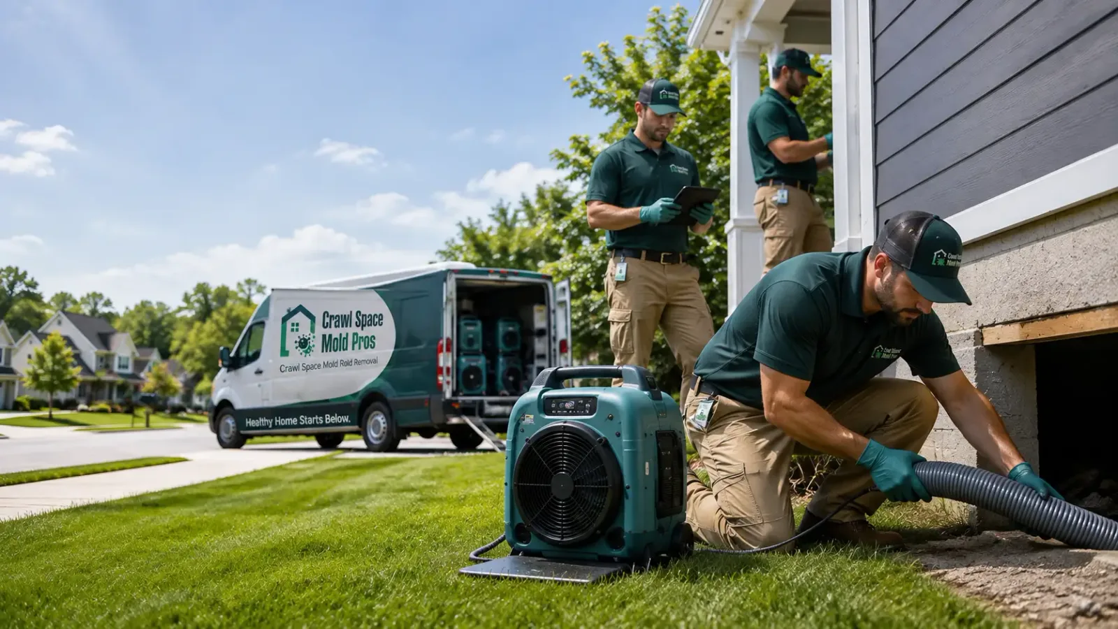Crawl Space Mold Removal in Pierceton, IN